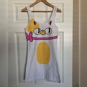 RARE WeLoveFine Adventure Time Cake the Cat Bodycon Dress | Large